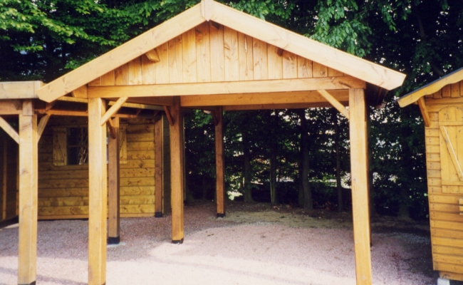 Carport met zadeldak in oregon